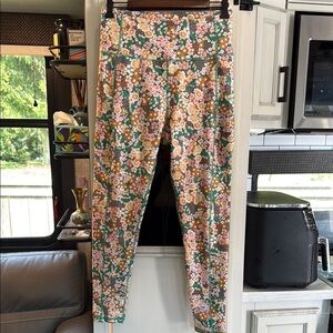 Ebb & Flow Floral Women's workout Pants with pockets ✨💗